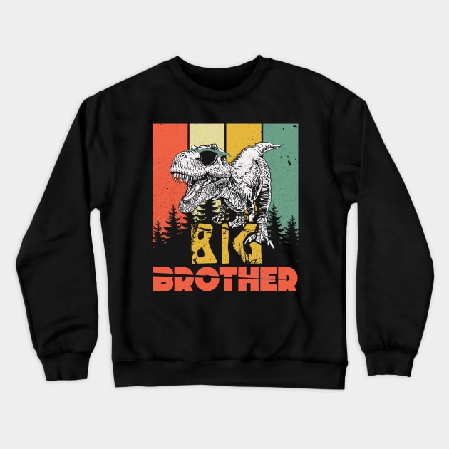 Big Brother Trex Dinosaur Crewneck Sweatshirt by aneisha